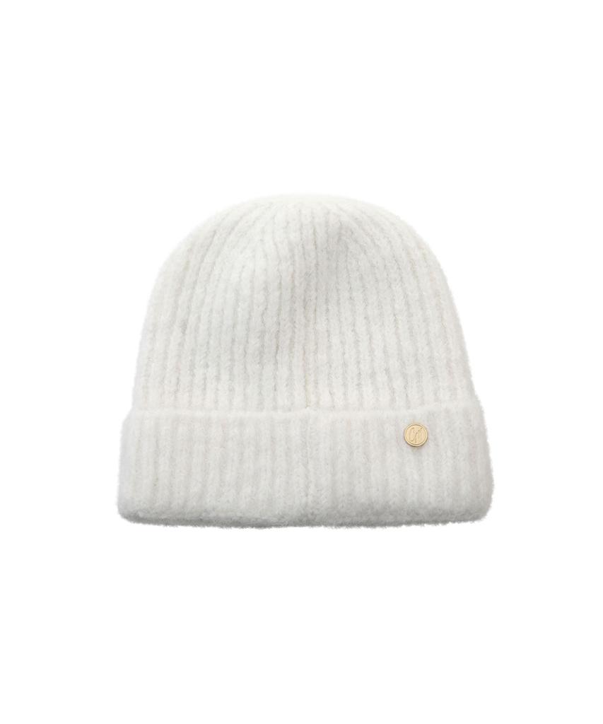 Chyami Basic Soft Wool White Beanie