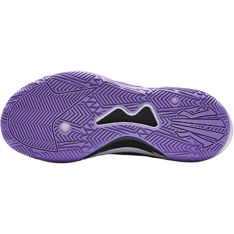 Anta Dziecięce Kyrie 1 Speed Wersja Młodzieżowa Ciemnofioletowe Wygodne Wszechstronne Antypoślizgowe Odporne na Ścieranie Niskoprofilowe Buty do Koszykówki 312441132-4