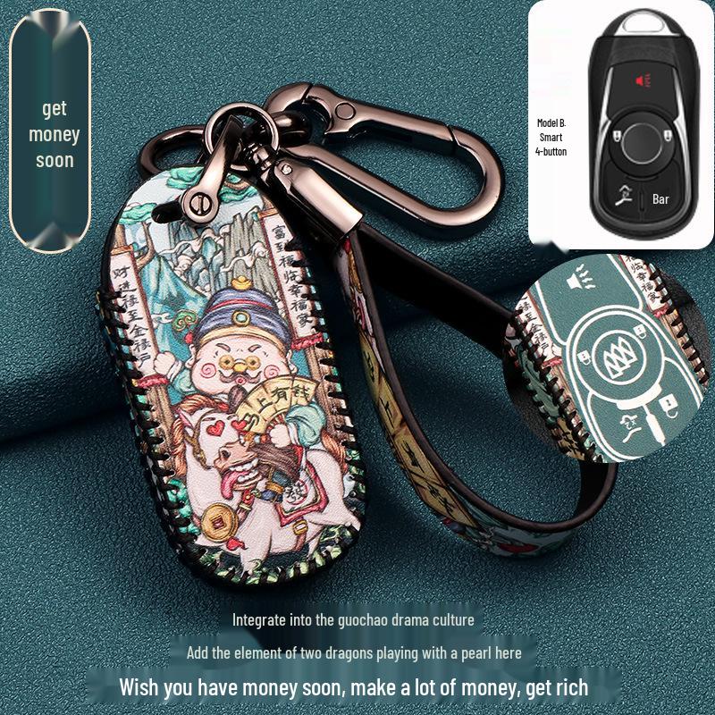 Buick Excelle, Verano, Envision, Enclave, GL8, LaCrosse, GL6, Regal Key Case: High-End Car Key Shell