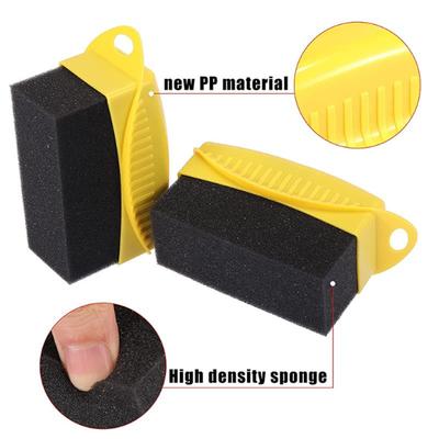 Car Wheel Polishing Waxing Sponge Brush ABS Plastics Washing Cleaning Tire Contour Dressing Applicator Pads Detail Accessories