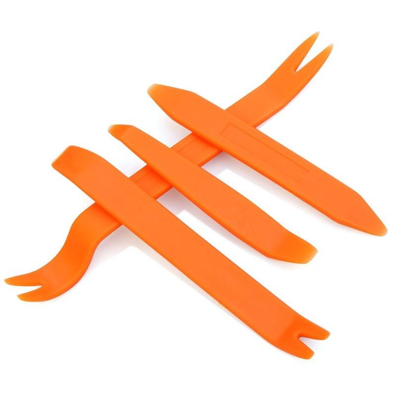 4pcs/Set Auto Car Radio Door Clip Panel Trim Dash Audio Removal Installer Pry Tool