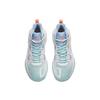 New Anta Wind Tunnel 2 Wear Resistant Slip Resistant Mid Top Performance Basketball Shoes Men's White Blue Orange 112211620S-6