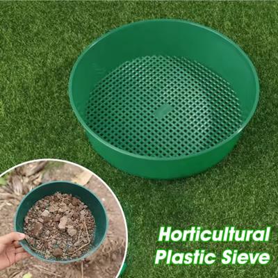 Garden Sieve Soil Sifter, Round Sieve Earth Stone Fine Gardening Tool Home Planting Sieve Screen Garden Soil Filter Net Sifter