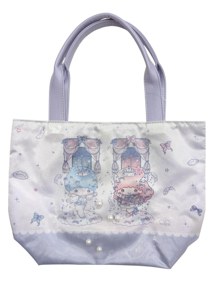 Marimo Craft Little Twin Stars x Dolly Pearl Mini Tote W280 x H200 x Bag, D100mm, SRDM-029
