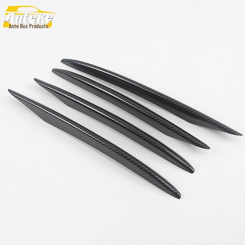 E-Class Front Fog Light Trim: Electroplated Anti-Scratch Collision Strip for 16 E-Class Bumper