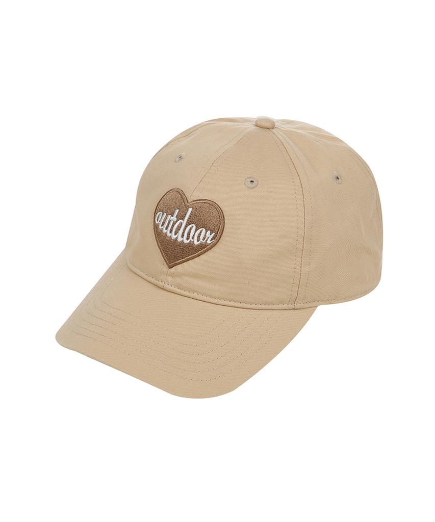 OUTDOOR PRODUCTS Heart Logo Ball Cap (Beige)