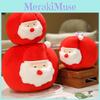 Adorable Apple Santa Claus Plush Doll Decorative Cushion For Christmas Gifts And Home Decor