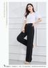 [Wide Leg Pants] Summer Drooping High-Waisted and Meat Blocking Fashionable Versatile Women's Casual Pants