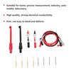 P1033B Banana Plug Test Leads Kit, Replaceable Needle & Hook Probes for Multimeter, High Conductivity Brass & Silicone, Ideal for Home, Lab, Auto &