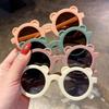 Cute Bear Ears Round Sunglasses Kids UV400 Protection Cartoon Children Sun Glasses Boys Girls Summer Outdoor Eyeglasses Eyewear