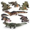 Crocodile Model Set: Small Static Display Reptile Toys