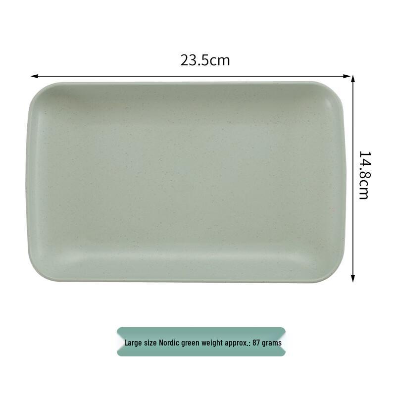 

ZISIZ Stainless Steel Rectangular Divided Fish Plate