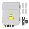 4 String Solar Combiner Box 10A Rated Current Fuse 63A Solar DC Circuit Breakers PV Combiner Box with Lightning Arrester