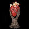 Halloween Tree Monster Heart Resin Figurine Scary Treant Heart Decor Gothic Creepy Desk Sculpture Spooky Decor Gift