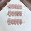 Hand-woven Armor New Style Flower Fairy Color Sequins Hand-painted Three-dimensional Flower Nail Art Sticker