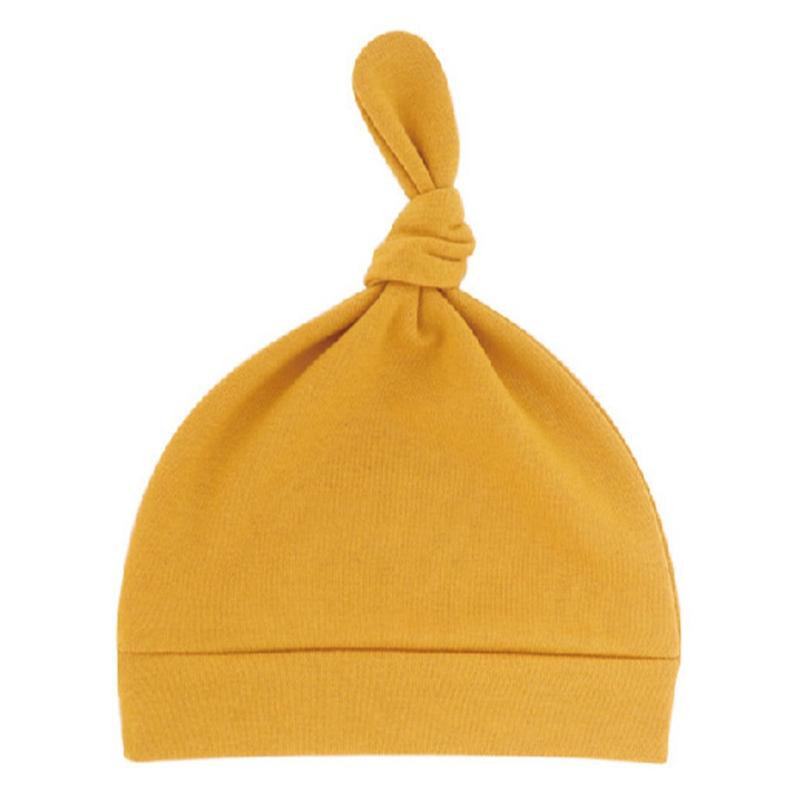 Шапочка-бини для новорожденных, однотонная мягкая и эластичная шапка для новорожденных, теплая шапка