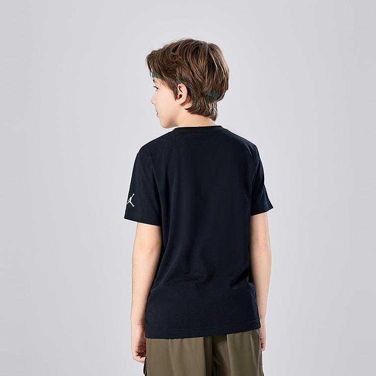 Jordan T-Shirt Phantom Comfortable Short Sleeve Kids tops Black JD2432115