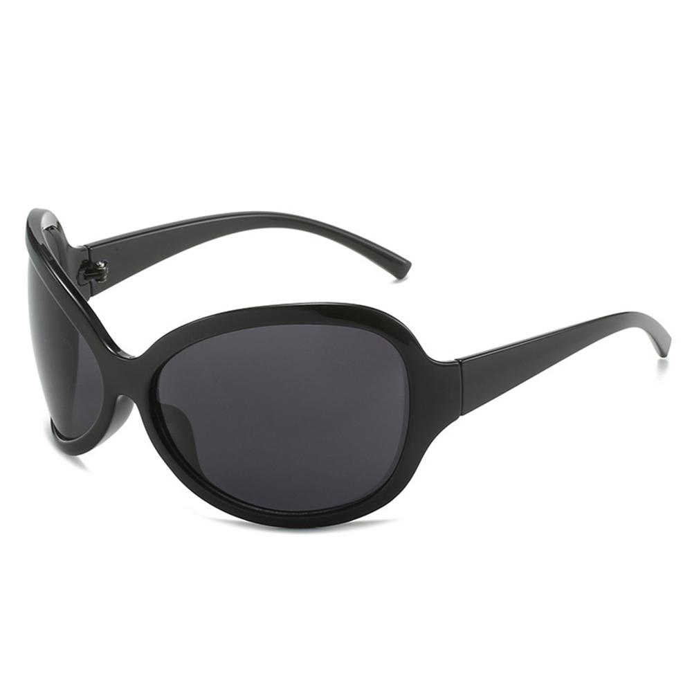 Vintage Oval Sunglasses Goggle Oversized Y2K Punk Sun Glasses Women Men Fashion Wrap Around Shades Eyeglasses De Sol Oculos