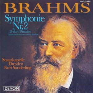 

CD SANDERLING (KURT), BRAHMS; DRESDEN - Brahms: Symphony No. 2 COCO70491 Japan ObiClassical Used
