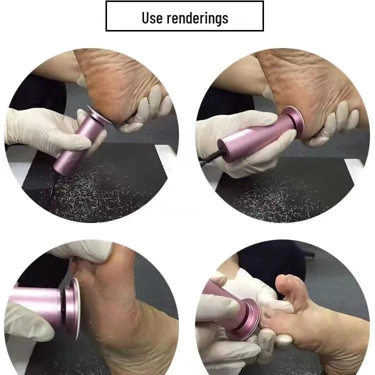 Electric Volcanic Stone Foot File: Exfoliating Grinder for Dead Skin