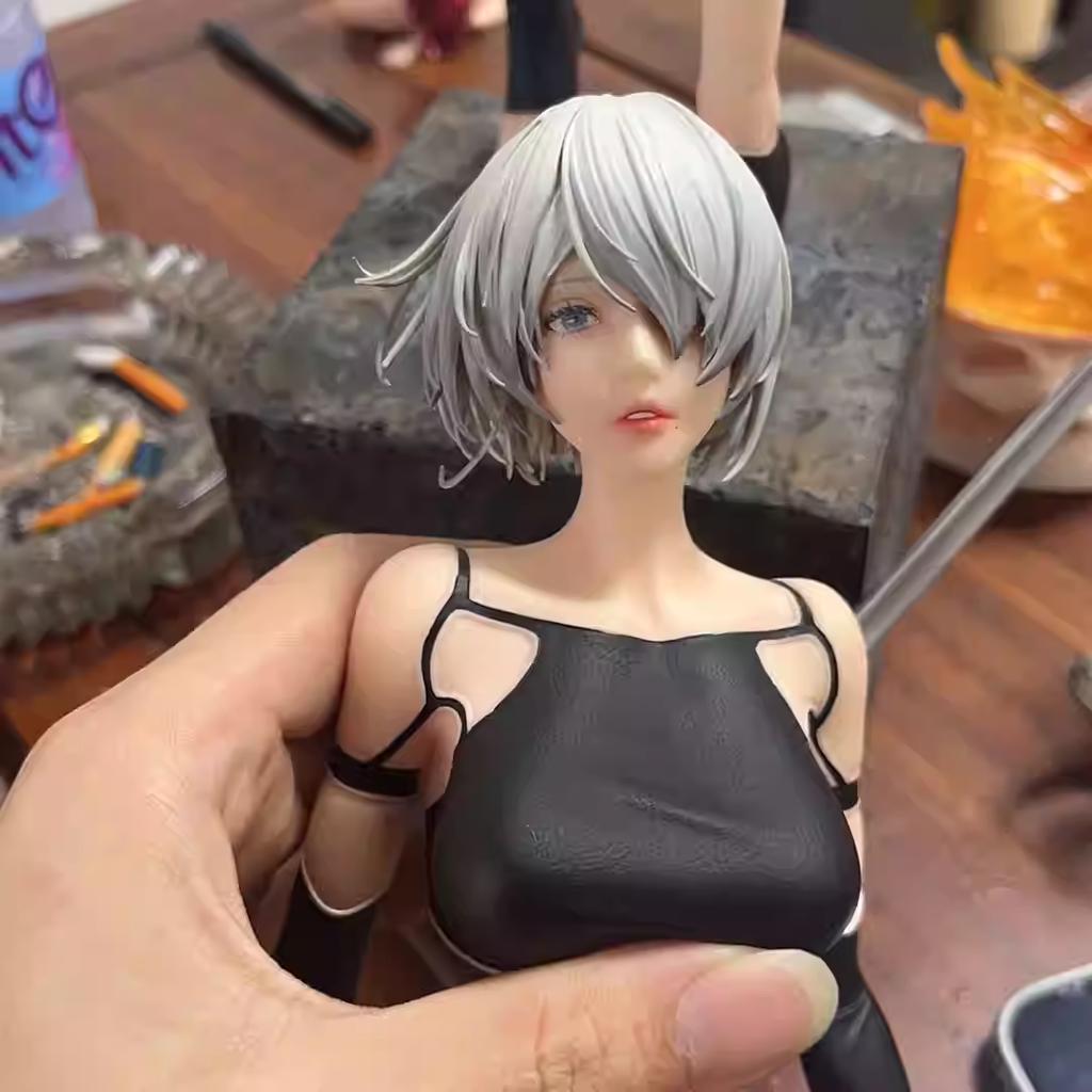 53cm Eden Series Sci-fi Warrior Anime Figure Scale Statue Collectible Model 2B A2 PVC 1/4 Articulated Poseable Detailed Movable
