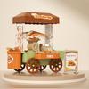 Luminous Ice Cream Truck Toy Colorful Children's Food Stand Truck Toy Mini Bread Truck  Doll House