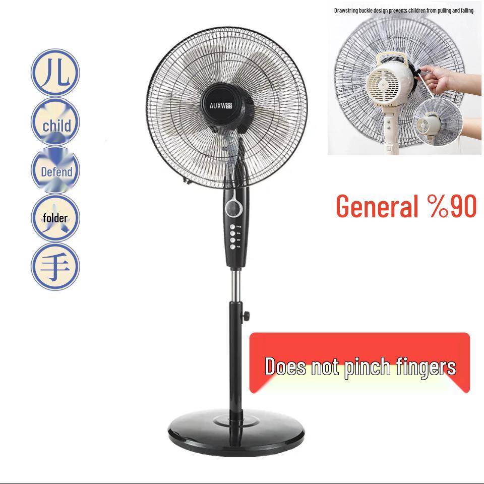 Child-Safe Electric Fan Cover: Anti-Pinch Protection Net Custom Sizes Available