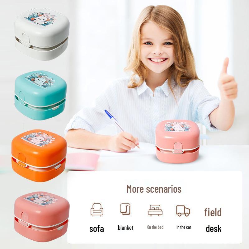Rechargeable Wireless Mini Desktop Vacuum Cleaner for Keyboard and Pencil Shavings