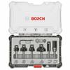 Multipurpose Router Bit Set BOSCH 6 Mm 6 Pieces