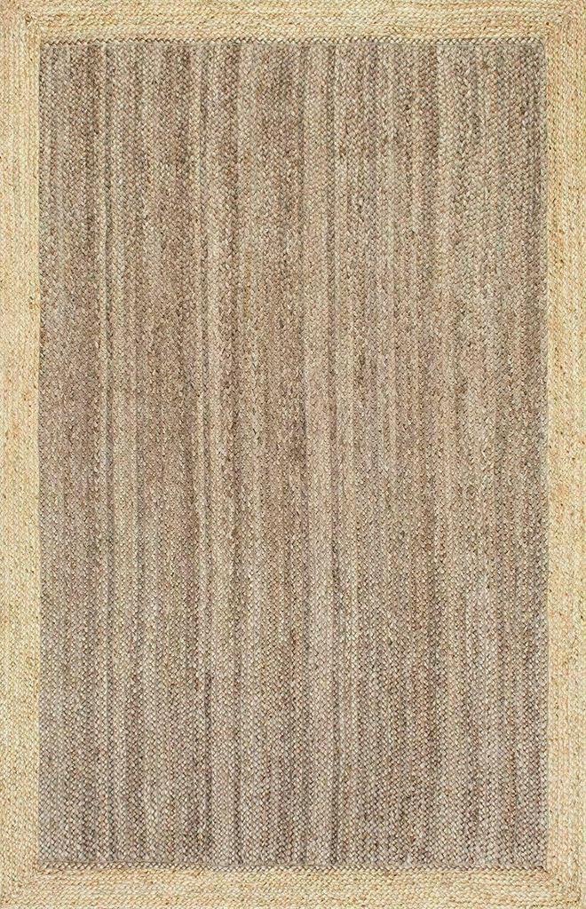 Rectangle Jute Rug Runner Handmade 100% Natural Braided Floor Mat Reversible Rustik