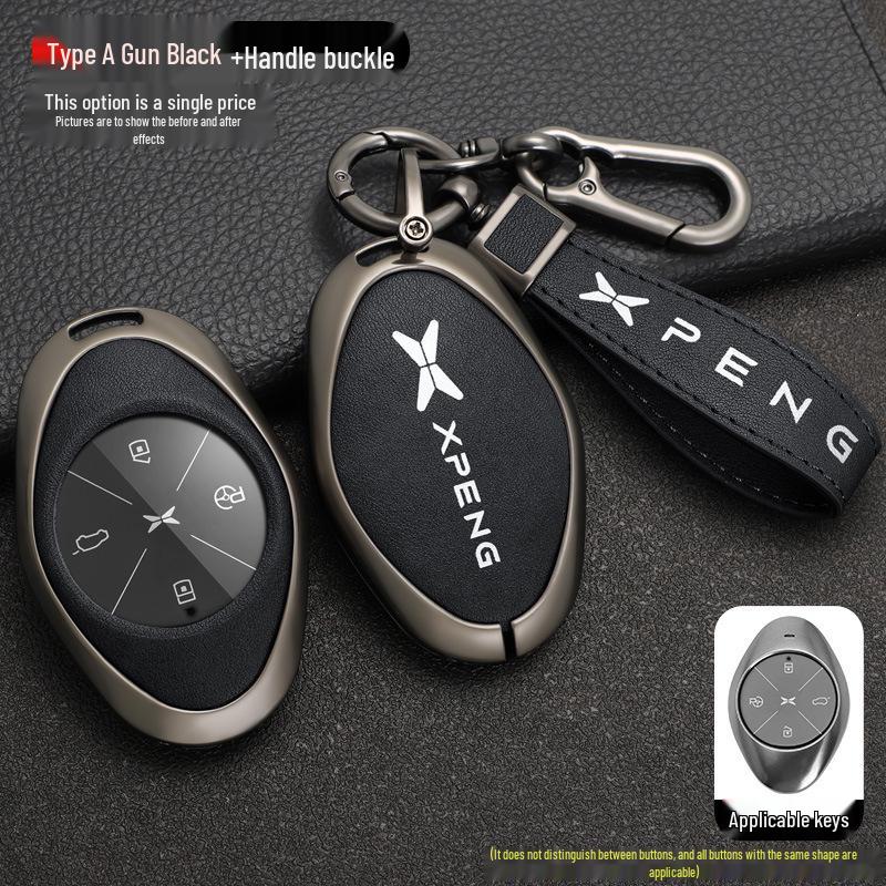 Xpeng P7/G3i Car Key Shell & Case: 2021/2022 Metal Key Holder