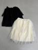 Korean MORE THAN YESTERD*Y Winter 25 Mesh Cake Lace Skirt