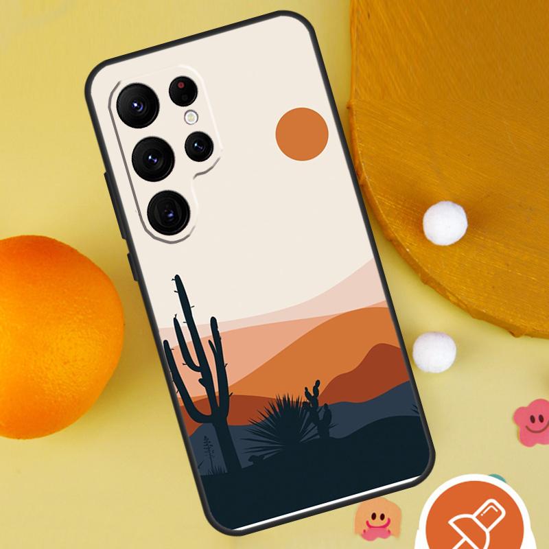 Pflanze Kaktus Handyhülle Für Samsung Galaxy S25 Ultra S24 S22 S21 Ultra S9 S10 S20 Plus S23 FE Funda Hülle