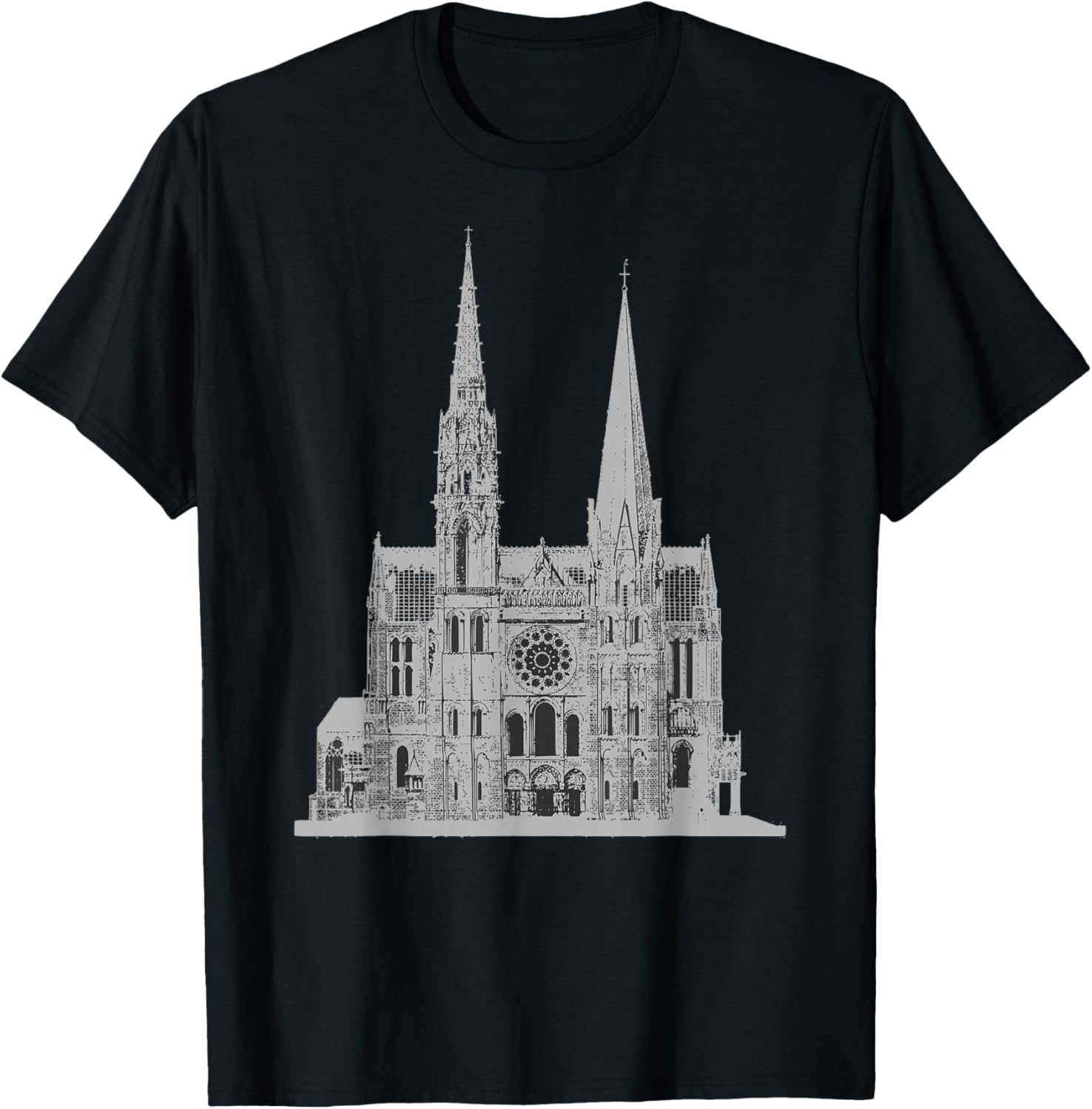 Notre Dame Cathedral T-Shirt S разноцветный