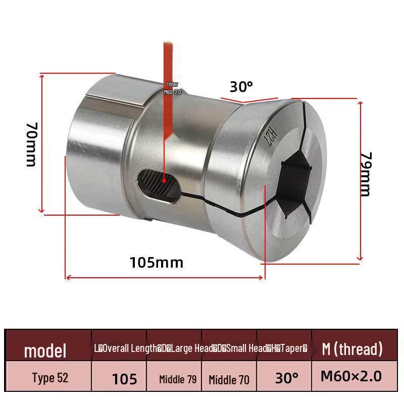 

High-Precision Cloud Rudder 52 CNC Lathe Chuck