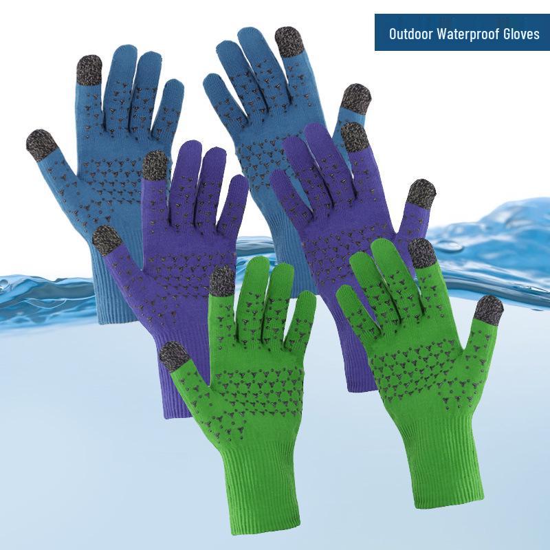 Waterproof, Warm, Touchscreen, Non-Slip Gloves for Outdoor Activities - Ideal for Cycling, Biking, Scooters, and Skiing