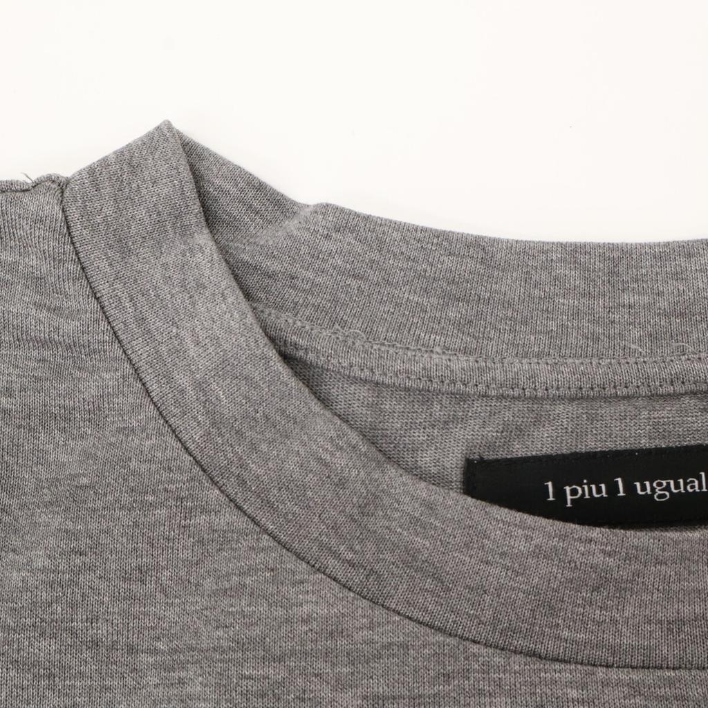 1piu1uguale3 MRT290 Gray CAMO LEAF R-NECK TEE Back Camo Leaf T-shirt Tops 6 grayUsed