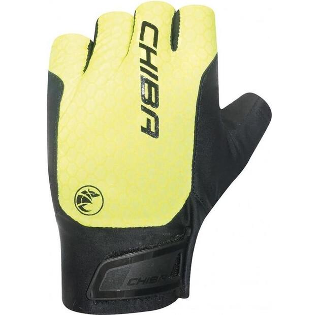 Велосипедные перчатки Chiba Pure Race II Короткие (желтый/черный) XS