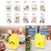 Christmas Glowing House Christmas Ornaments for Office New Year Balcony