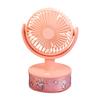 Practical Small Cooling Fan Air Circulation Fan with Adjustable Speed & Light Suitable for Indoor Desk Table Mounting