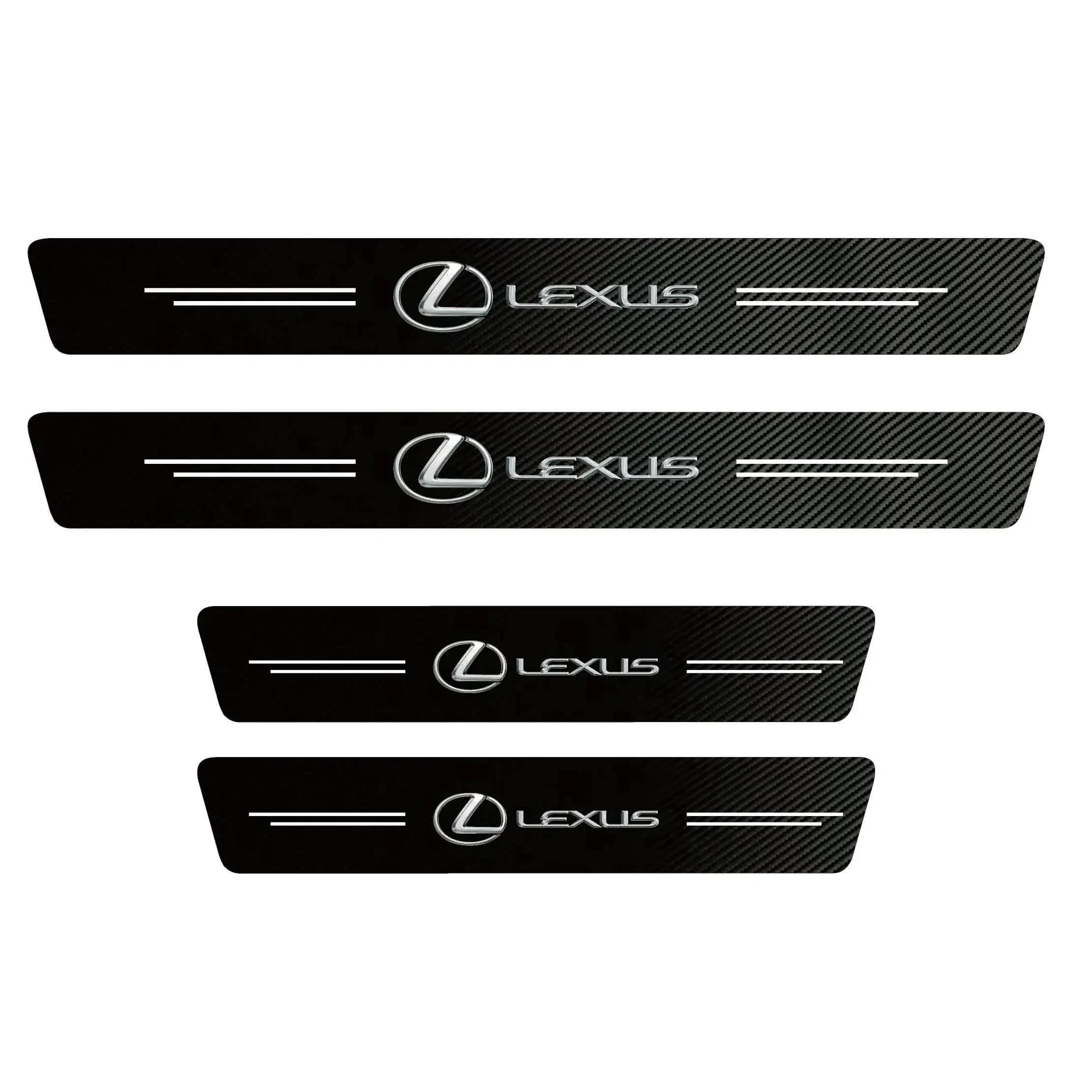 

Car Door Sill Carbon Stickers For Lexus RX330 IS250 Ct200h ES300h RX350 IS300h NX300h UX GX470 LX570 LS430 LS460 LS RX300 GS NX