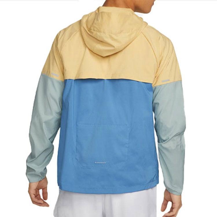 Nike Colorblock Splicing Casual Jacket Brown Men's CZ9071-252