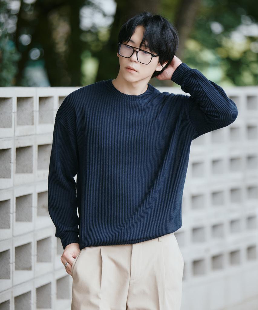 GCLIP Regular Fit Round Neck Knit Sweatshirt 7 Colors