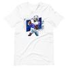 CEEDEE LAMB Dallas Football WR White Tee Short-Sleeve Unisex 100% Cotton T-shirt Mens Tees Top