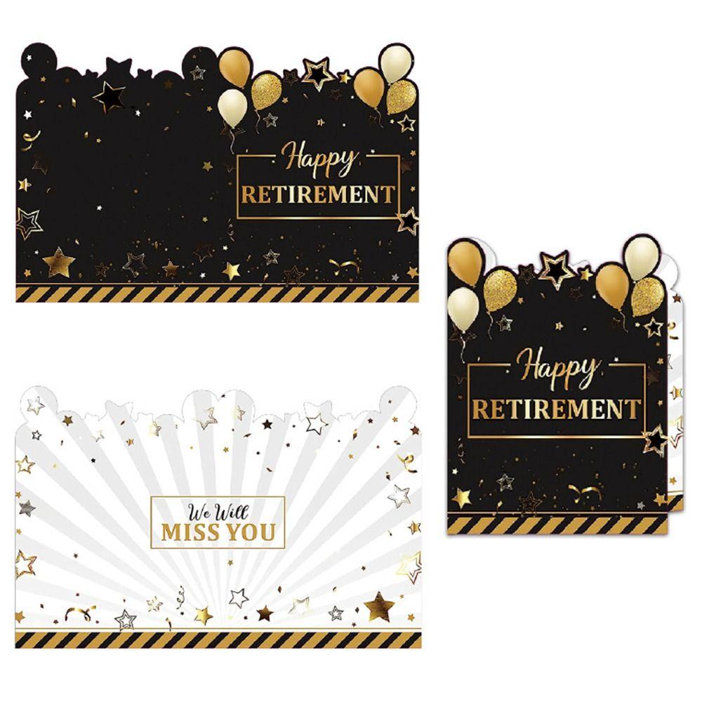 Creative Jumbo Retirement Card 24.8 X 16 Inch Giant Guest Book Party Supplies