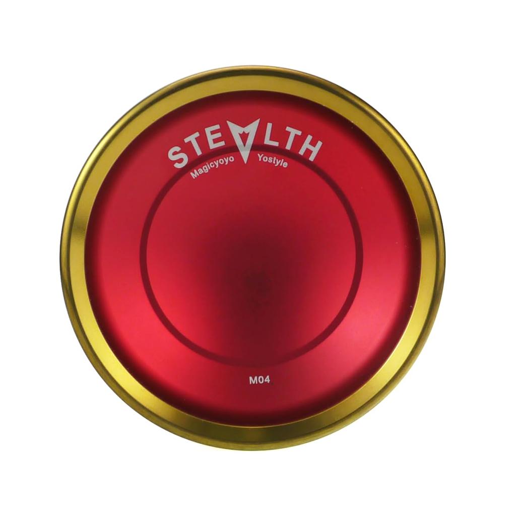 Bimetal Spin Gear Stealth Bind Exclusive Model x Gold Yo-Yo (Red Rim)