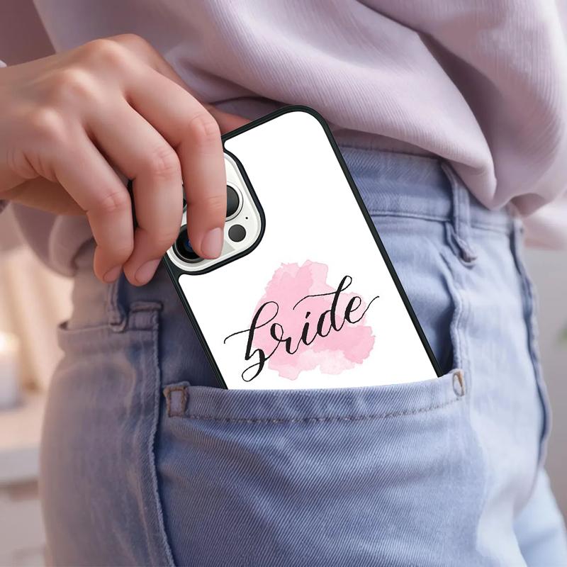 Bride To Be Phone Case For iPhone 17 Air 15 16e 14 13 Pro Max Coque 12 11 Pro Max PLUS cover