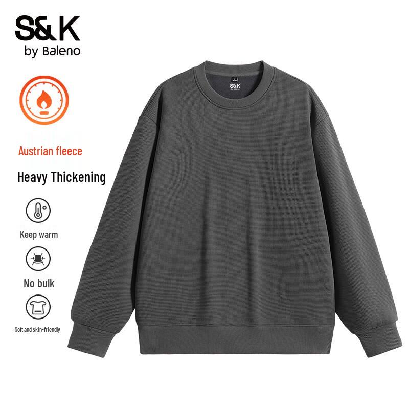 Baleno Men's S&K Series Winter Fleece Crew Neck Sweatshirt