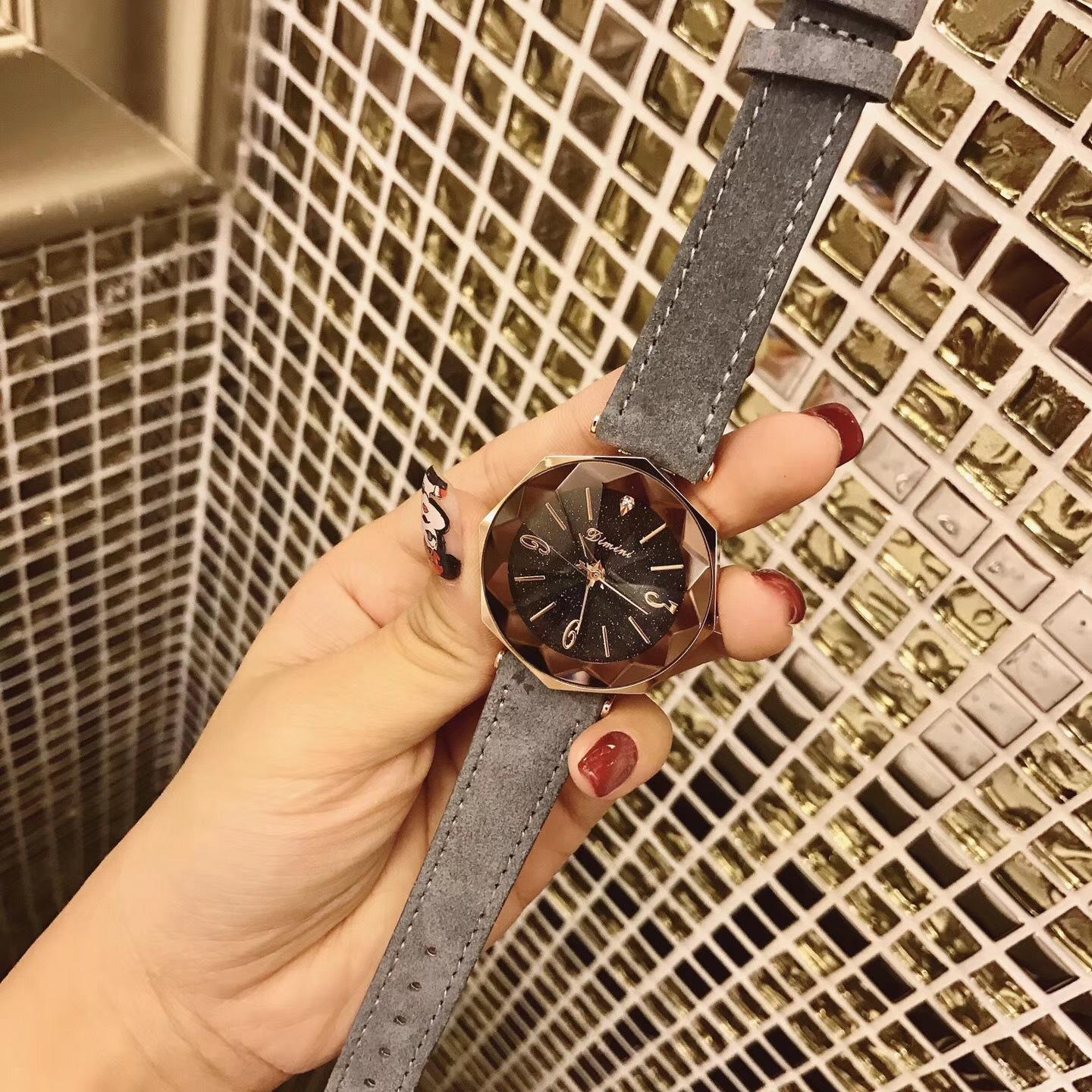 

Модные женские часы Baby s Breath из натуральной кожи, водонепроницаемые, повседневные кварцевые часы