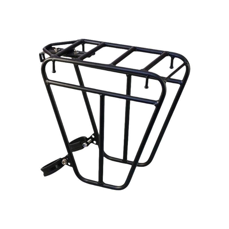 

Durability Bicycles Front Fork Rack Adults Carrying Metal Bag Luggage Shelf for Mountain Travel and Shopping